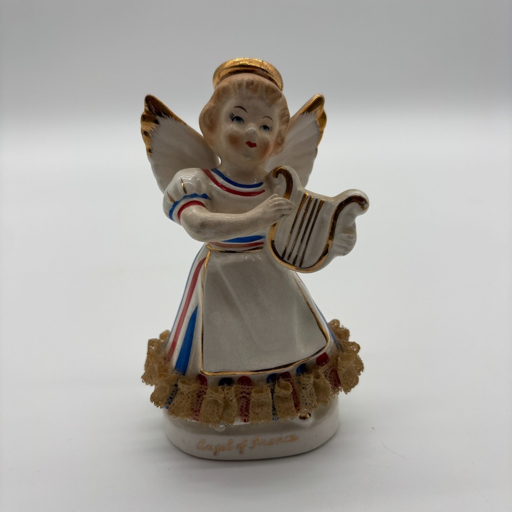 Vintage Japan Artgift‎ Corporation Angel of FRANCE Angel Figurine 1958